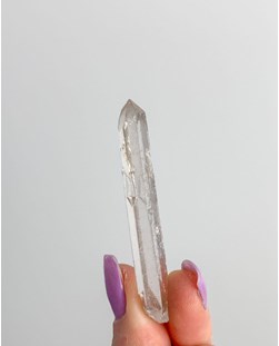 Pedra Cristal Laser Esfumaçado Ponta bruta 5 a 9 gramas