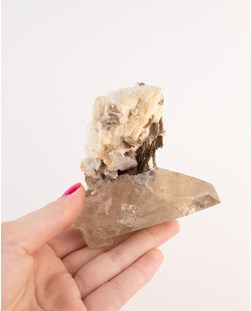 Pedra Cristal Quartzo com Mica Bruta 352 gramas
