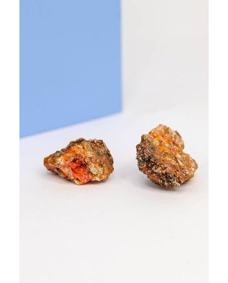Pedra Crocoíta Bruta 14 a 17 gramas