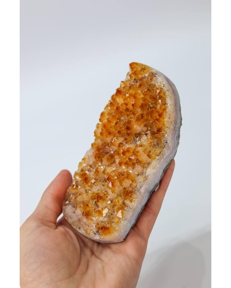 Pedra Drusa Citrino 363 gramas