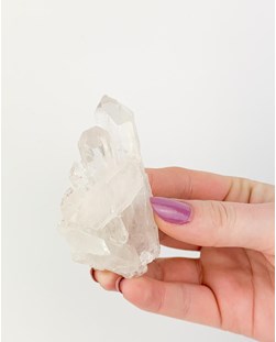 Pedra Drusa Cristal de Quartzo aglomerado bruto 45 a 65 gramas
