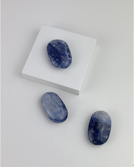 Pedra Dumortierita Forma Sabonete 25 a 28 gramas