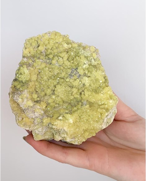 Pedra Enxofre Natural bruto 406 gramas