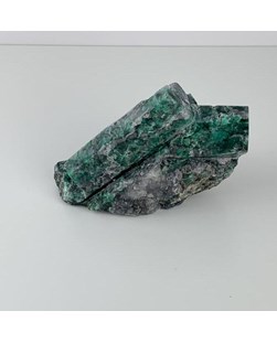 Pedra Esmeralda Polida na Matriz 530 gramas