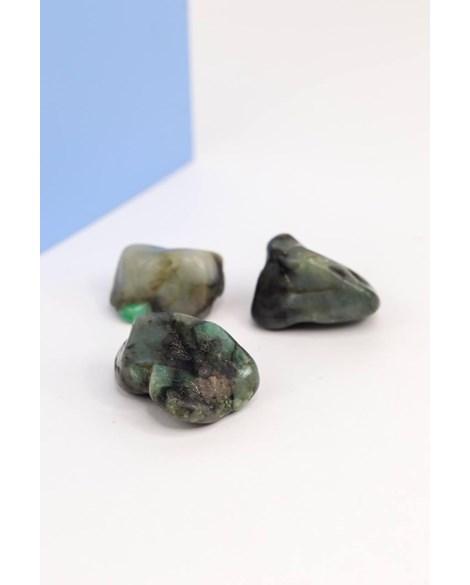 Pedra Esmeralda Rolada 24 a 29 gramas