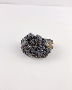 Pedra Especularita com Rutilo bruto 31 gramas