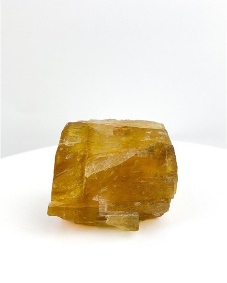 Pedra Fluorita Amarela bruta 204 gramas