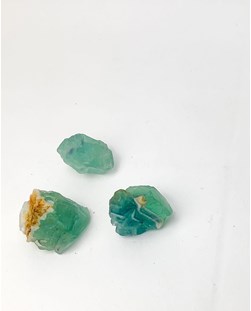 Pedra Fluorita Verde Bruta 20 a 45 gramas