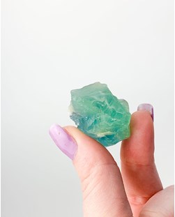 Pedra Fluorita Verde Bruta 20 a 45 gramas