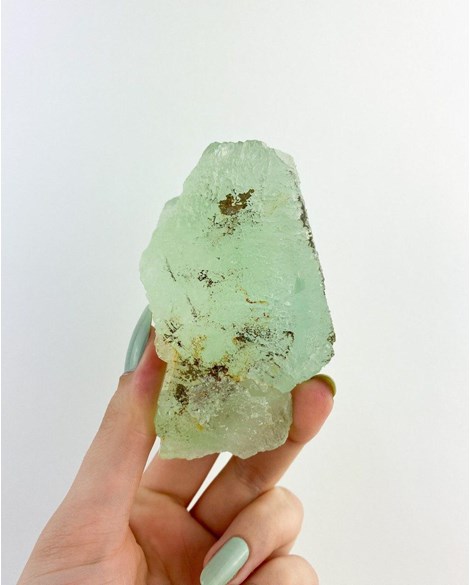 Pedra Fluorita Verde bruta 376 gramas