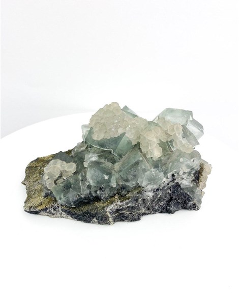 Pedra Fluorita Verde Forma Livre 695 gramas