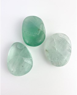 Pedra Fluorita Verde Forma Sabonete 55 a 60  gramas