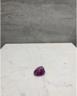 Pedra Fluorita Violeta Rolada 11 a 14 gramas
