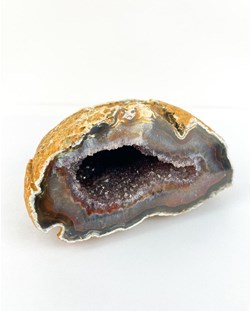 Pedra Geodo Ágata Natural 420 gramas
