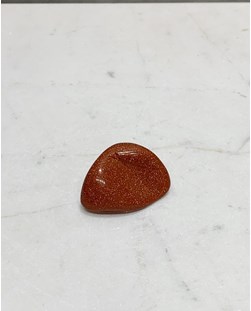 Pedra Goldstone marrom rolada 15 a 18 gramas