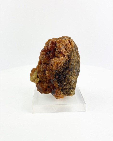 Pedra Granada Espessartita na base Acrilica 128 gramas