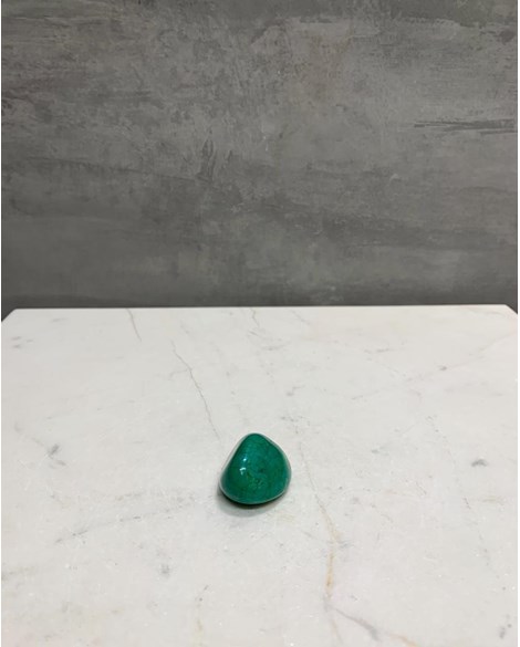 Pedra Howlita Verde Rolada Tingida 14 a 16 gramas