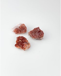 Pedra Jacinto Quartzo vermelho Bruto 35 a 39 gramas