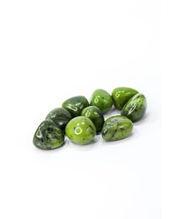 Pedra Jade Verde Rolado 12 A 14 gramas
