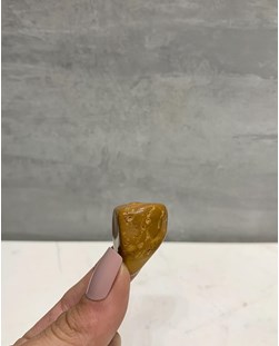 Pedra Jaspe Amarelo Rolado 8 a 19 gramas