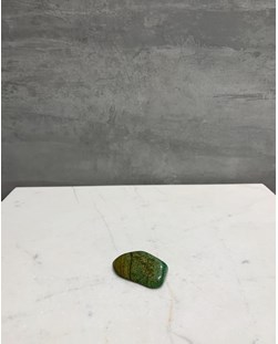 Pedra Jaspe Picture Verde Rolado 7 a 9 gramas