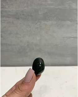 Pedra Jaspe Sanguíneo Heliotrópio Verde Rolado 8 a 10 gramas