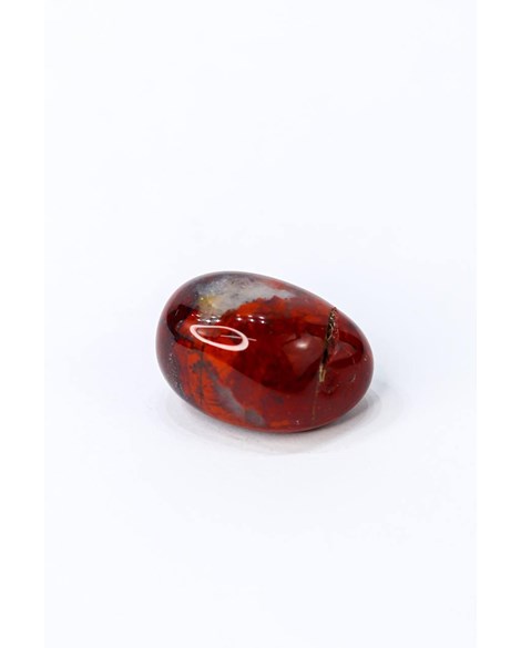 Pedra Jaspe Vermelho Arco-Irís Rolado 9 a 12 gramas