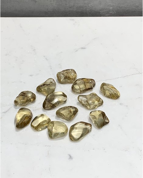 Pedra Labradorita Dourada Bitownita Rolada 3 a 4 gramas