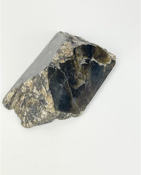 Pedra Labradorita Forma Livre Semi Polida 334 gramas