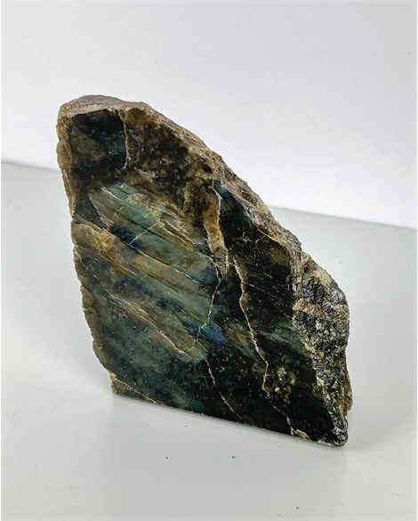 Pedra Labradorita Forma Livre Semi Polida 390 a 530 gramas