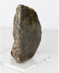 Pedra Labradorita na Base Acrílico 795 gramas