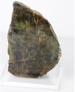 Pedra Labradorita na Base Acrílico 795 gramas