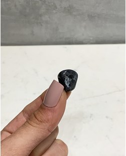 Pedra Larvikita Rolada 4 a 5 gramas