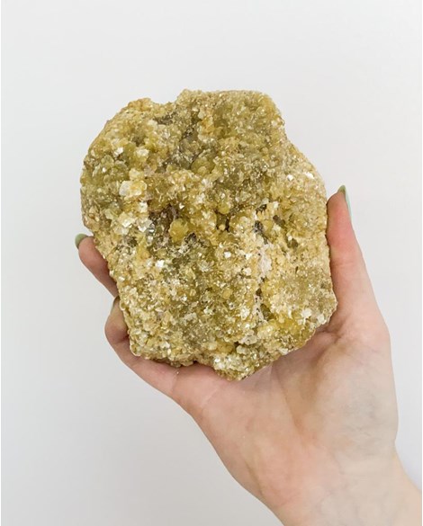 Pedra Mica Amarela Bruta 893 gramas