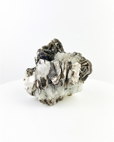 Pedra Mica com Albita bruta 499 gramas