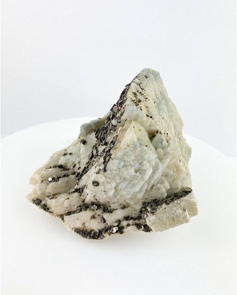 Pedra Mica com Albita Bruta 896 gramas