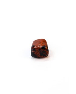 Pedra Obsidiana cor do mogno rolada 15 a 20 gramas