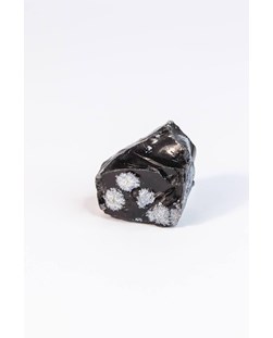 Pedra Obsidiana Flocos de Neve Bruta 40 a 65 gramas
