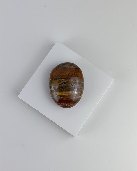 Pedra Olho de Tigre Forma Sabonete 65 a 70 gramas