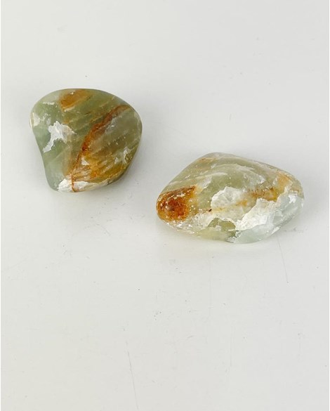 Pedra Ônix Azul Rolada 14 a 28 gramas