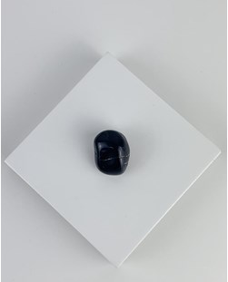 Pedra Ônix preto rolado 10 a 19 gramas