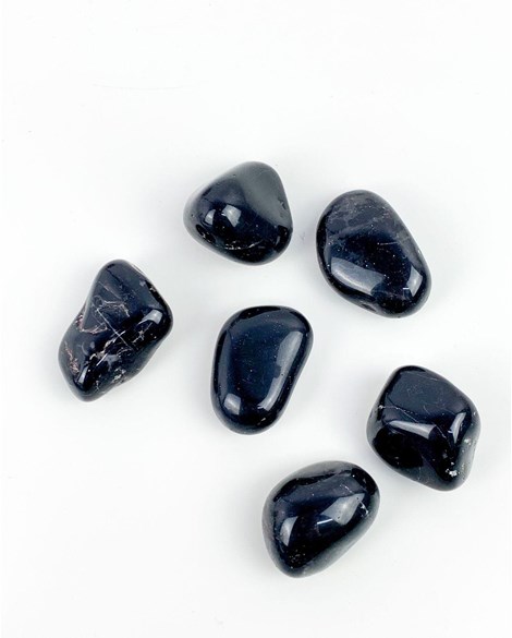Pedra Ônix preto rolado 20 a 29 gramas