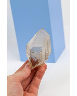 Pedra Ponta Cristal Fume Elo do Tempo Bruto 170 gramas