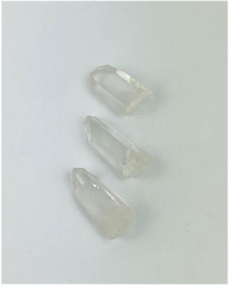 Pedra Ponta Cristal Lemurian Arquivista Bruto 20 a 38 gramas