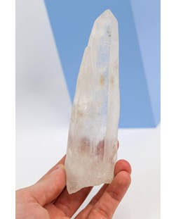 Pedra Ponta Quartzo Cristal Laser Bruta 247 gramas