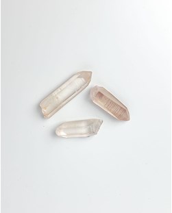 Pedra Pontinha Cristal de Quartzo Tangerina bruta 5 a 9 gramas