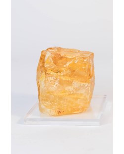 Pedra Quartzo Agente Cura Ouro Bruto na Base Acrílica 493 a 532 gramas