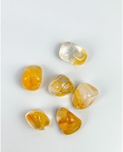 Pedra Quartzo Agente Cura Ouro rolado 23 a 29 gramas