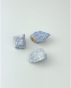 Pedra Quartzo Azul Bruto 21 a 45 gramas
