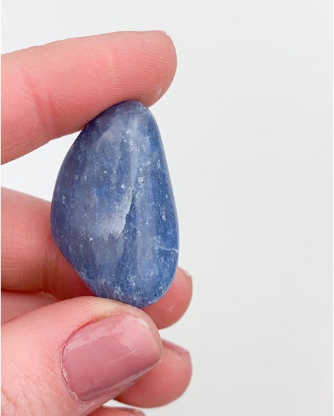 Pedra Quartzo Azul rolado 6 a 13 gramas